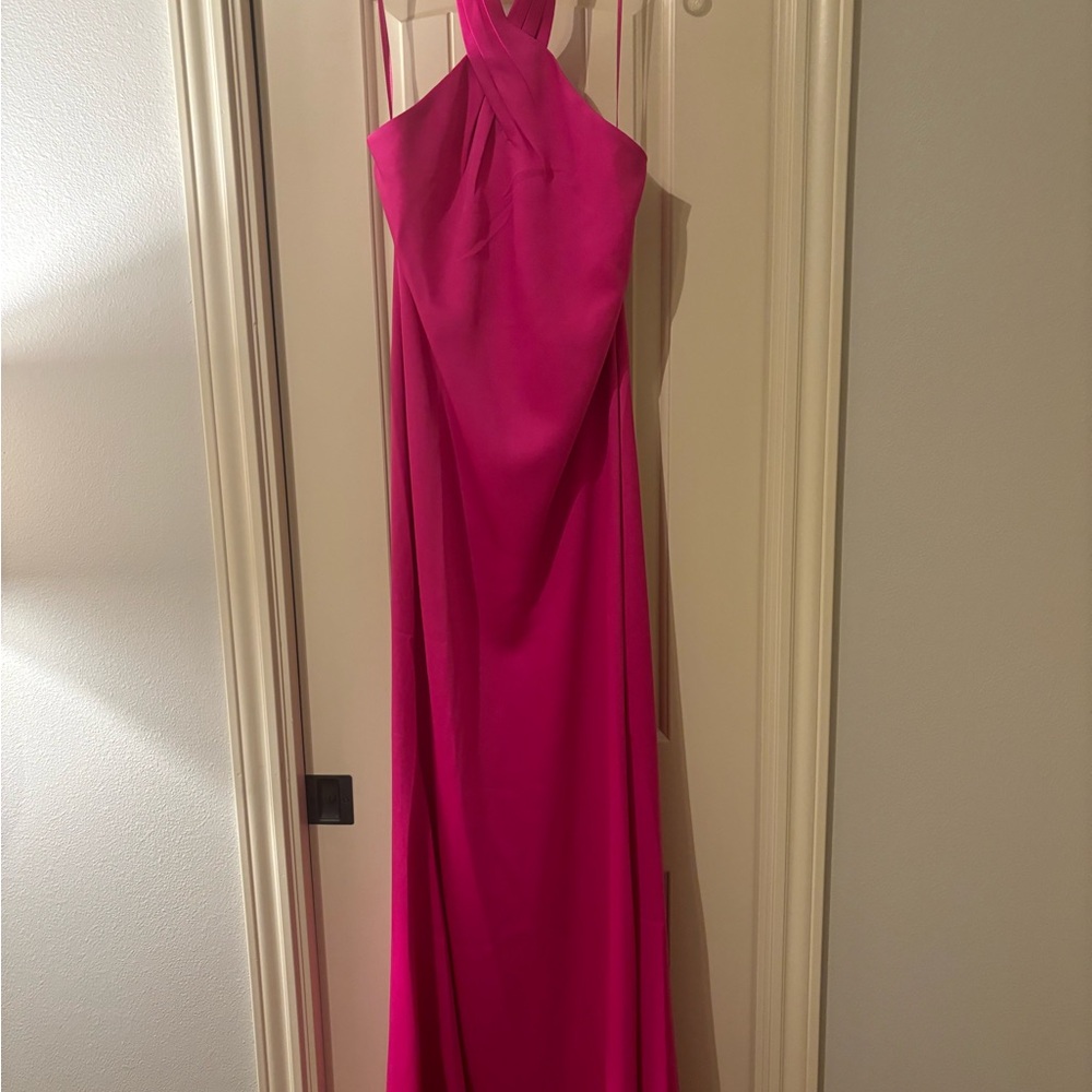 Elegant Pink Evening Gown
